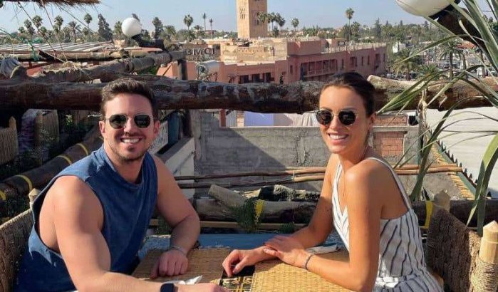Ex-Miss Holly Carpenter op romantische reis in Marrakech