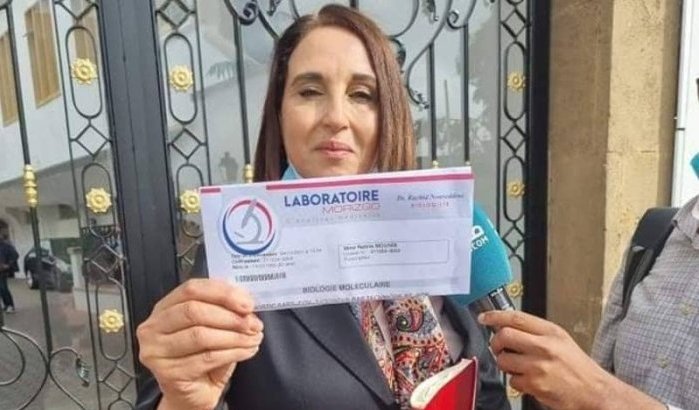 Marokkaans Kamerlid Nabila Mounib mag parlement niet binnen (video)