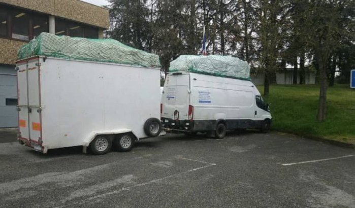Marokkanen betrapt met 7,5 ton te veel in busjes in Frankrijk