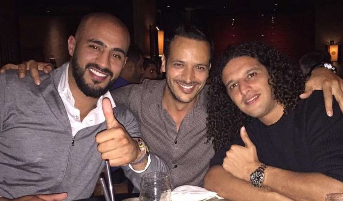 Badr Hari in Dubai met Ali B 