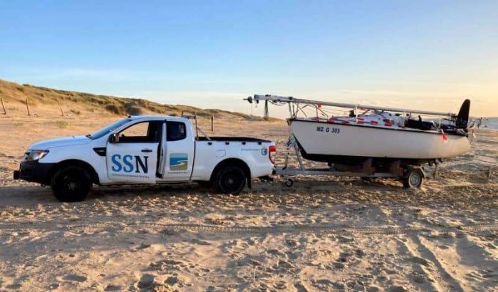 Adriaan zeilde naar Marokko maar eindigde op Nederlandse strand