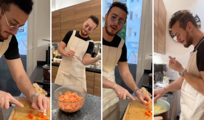 Saad Lamjarred toont kooktalenten na vrijlating (video)