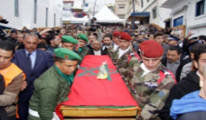 Begrafenis Imad Ibn Ziaten in Mdiq 