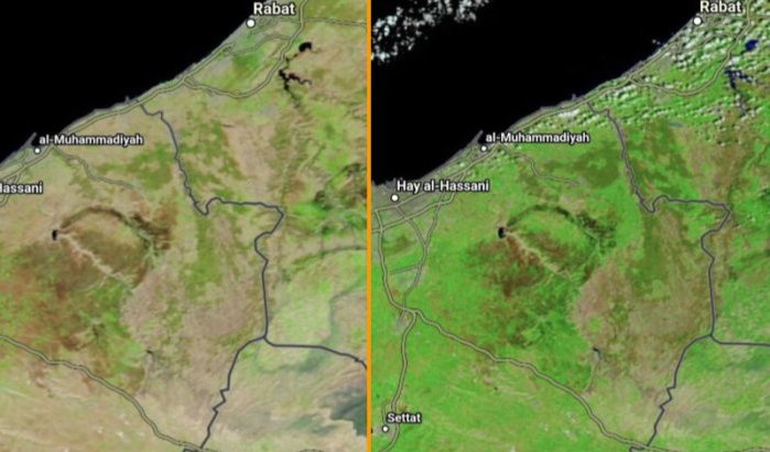 Marokko: spectaculaire voor-en-na beelden vanuit de ruimte