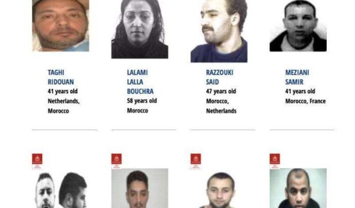 Dit zijn de 16 Marokkanen die door Interpol worden gezocht