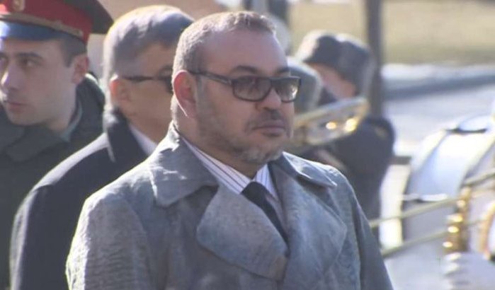 Mohammed VI legt bloemen bij graf onbekende soldaat in Moskou (video)