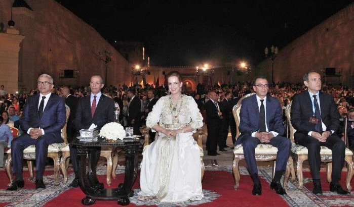 Foto's: Lalla Salma op muziekfestival Fez