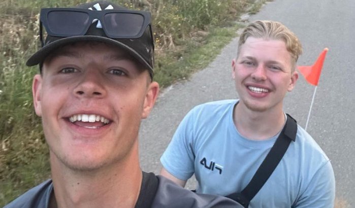 Groningse tandemduo na 2 maand in Marokko aangekomen