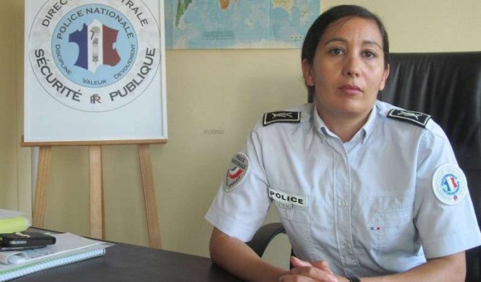 Marokkaanse Hanane Bakioui, politiecommissaris in Frankrijk