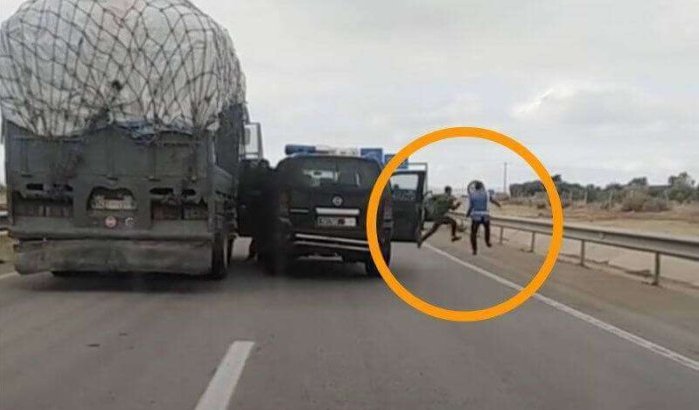 Marokko: achtervolging met gevaarlijke smokkelaar live gefilmd (video)