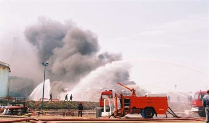 Heldhaftige chauffeur komt om bij brand in Marokkaanse raffinaderij 