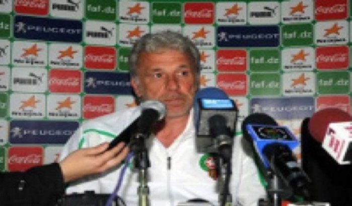 Verklaringen na voetbalwedstrijd Algerije - Marokko