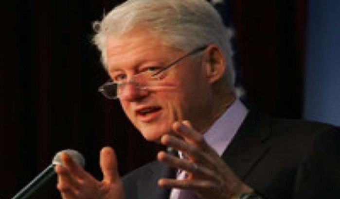 Bill Clinton zondag in Marokko