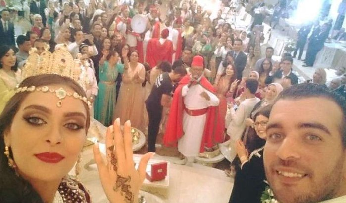 Bruiloft Marokkaanse actrice Safae Hbirkou (video)