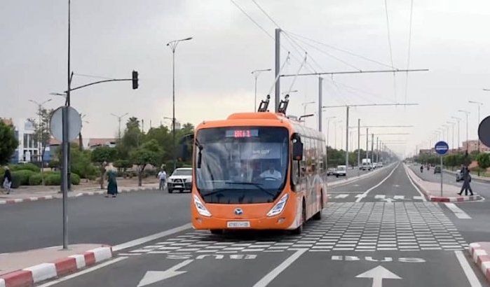 Nieuwe buslijnen voor trambus in Marrakech