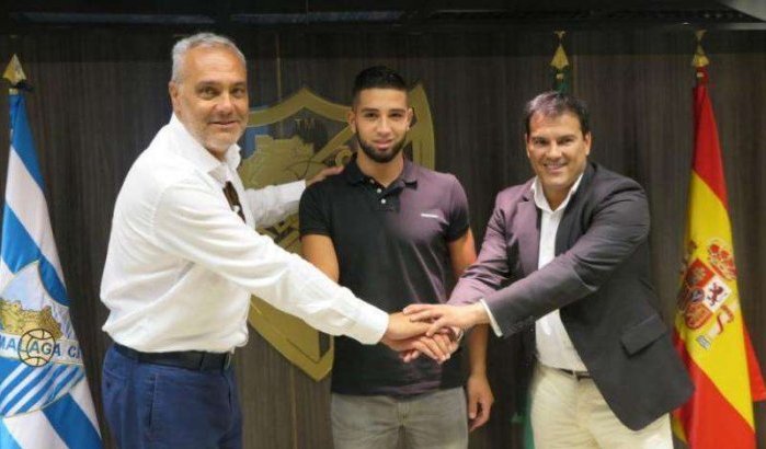 Adnane Tighadouini tekent in Malaga