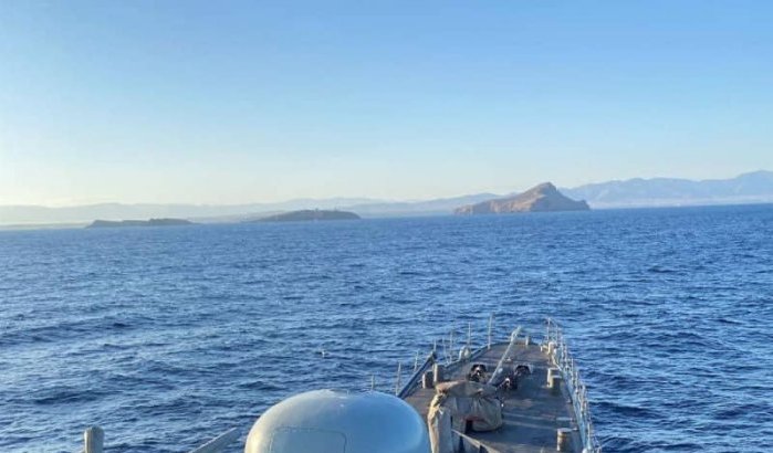Spanje stuurt militaire schepen nabij Marokko
