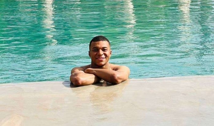 Kylian Mbappé op vakantie in Marrakech