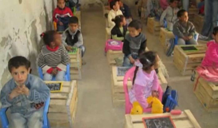Klas met zestig leerlingen in Kenitra!