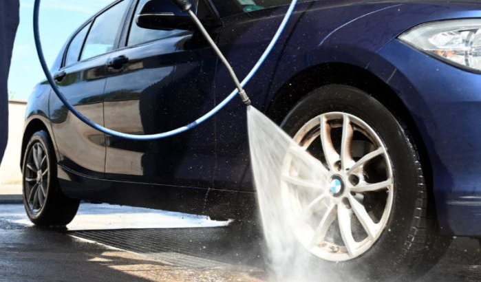 Marokko geteisterd door clandestiene autowasstraten