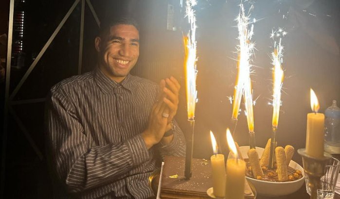 Achraf Hakimi viert verjaardag met familie en vrienden (foto's)