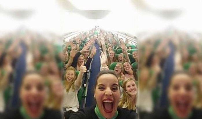 Marokkaanse Samira scoort hit met vliegtuigselfie