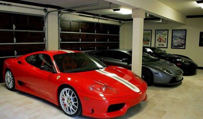 Marokkaanse politie vindt Ferrari in garage criminele bende