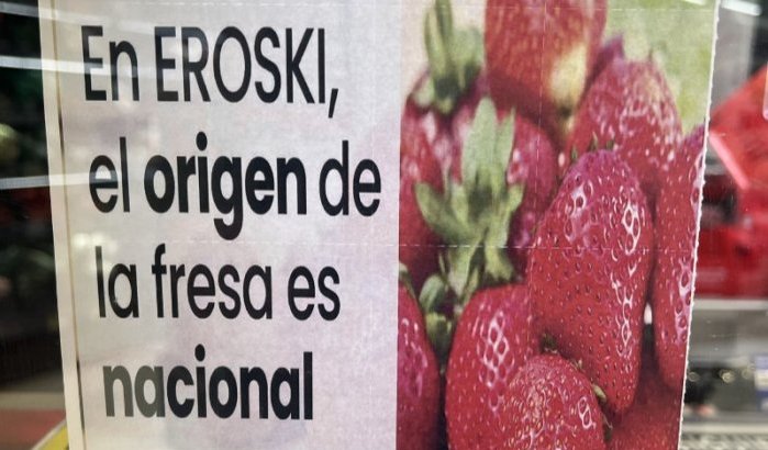 Spaanse supermarkten verbannen Marokkaanse aardbeien
