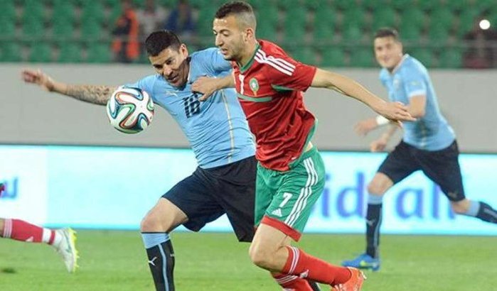 Interland Marokko-Uruguay: 0-1 door omstreden strafschop