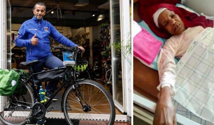 Rachid fietst van Brussel naar Marrakech om kankerpatiënte te helpen