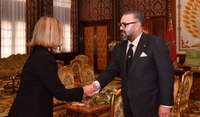 Visserijovereenkomst Marokko-EU: Federica Mogherini bij Koning Mohammed VI
