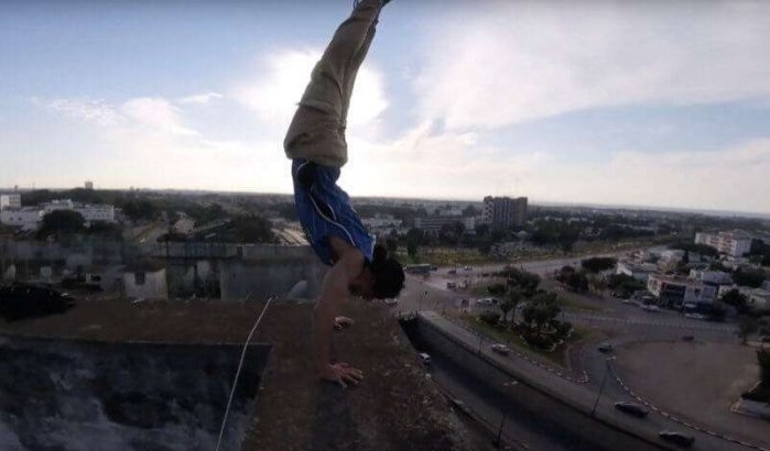 Marokkaanse Spiderman riskeert leven voor nieuwe stunt