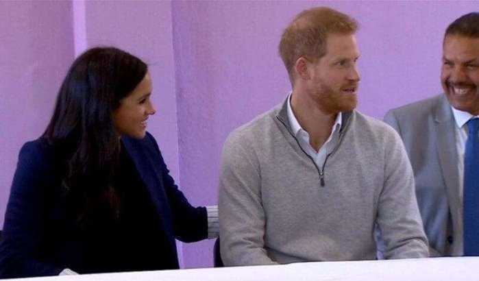 Prins Harry "verrast" door zwangerschap Meghan in Marokko (video)