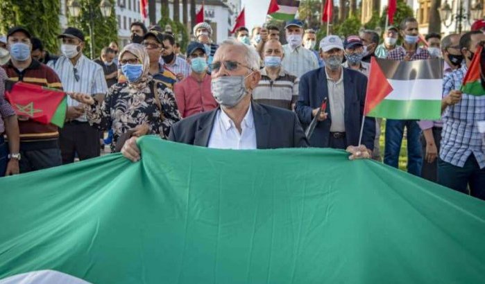 Marokkanen demonstreren tegen normalisatie met Israël