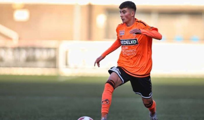 Ibrahim el Kadiri speelt voor Jong Marokko en steunt Nederland op WK