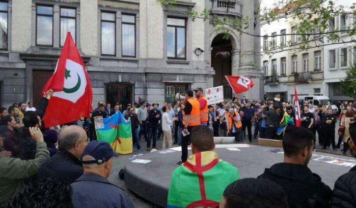 Honderden Marokkanen op straat voor Rif in Brussel