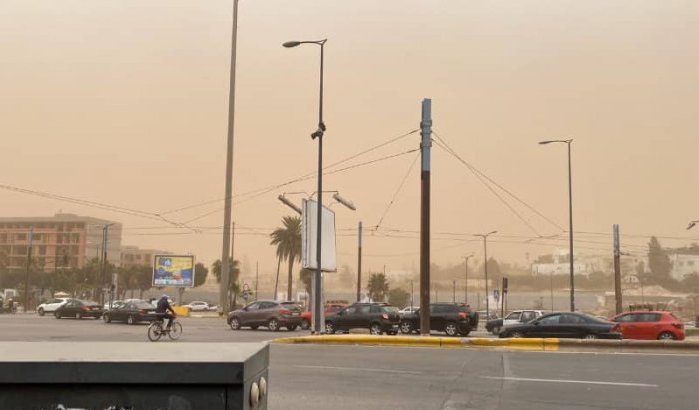 Harde windstoten en zandstormen verwacht in Marokko