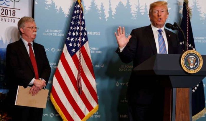Trump furieus op kritiek Sahara-erkenning van ex-adviseur John Bolton