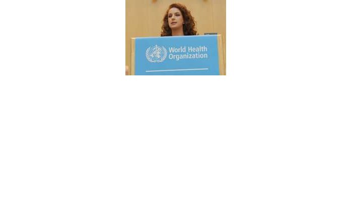 Lalla Salma in Zwitserland voor WHO