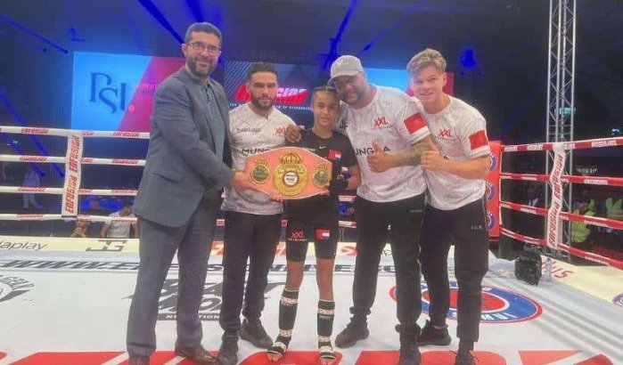 Rotterdamse Amira Tahri wereldkampioene kickboksen