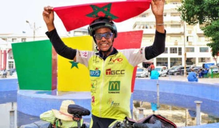 Karim Mosta fietste in 89 dagen van Amsterdam naar Dakar