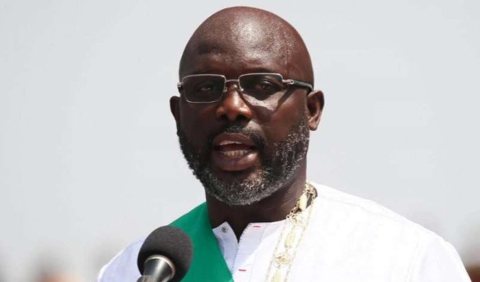 President Liberia George Weah in Marokko
