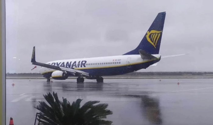 Ryanair vliegtuig beschadigd in Essaouira