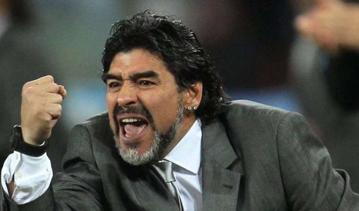 Diego Maradona's doelpunt in Laayoune