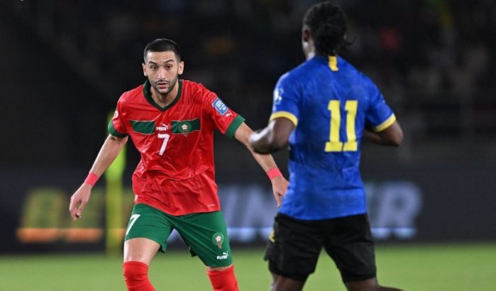 Marokko-Tanzania: Marokko wint, Ziyech scoort legendarisch doelpunt (video)