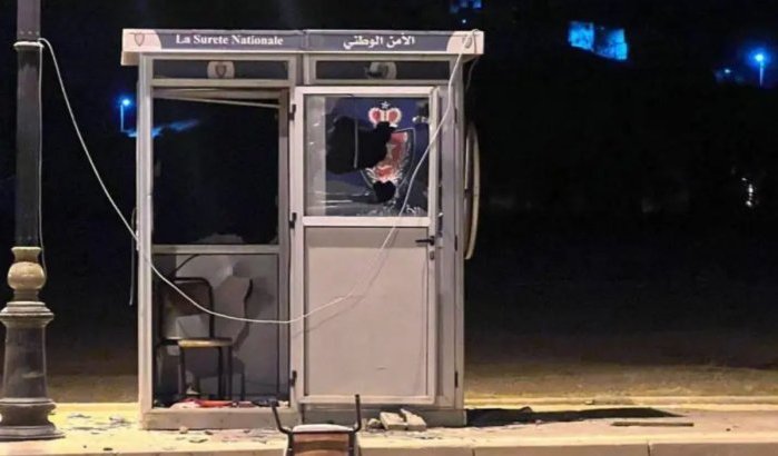Onbekenden vallen politiepost aan in Imzouren, veel schade