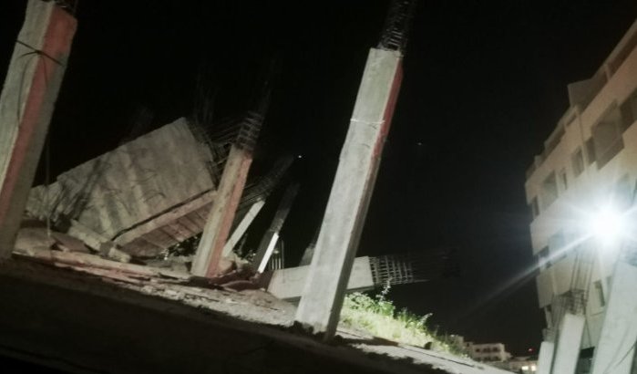 Marokko: pand ingestort in Tanger