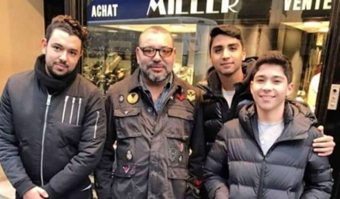 Nieuwe foto Koning Mohammed VI in Parijs