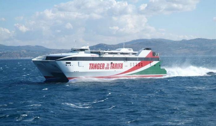 Bootverkeer tussen Tanger en Tarifa ligt plat door slecht weer