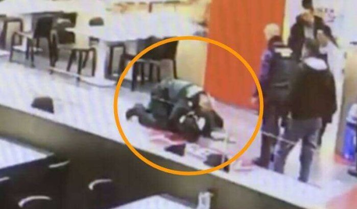 Marokkaanse door alerte Spaanse politieman gered (video)